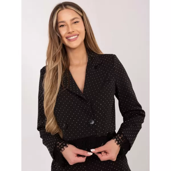  Dámská bunda ITALY MODA IT-MA-FL9972-1.92 BLACK AND SILVER 