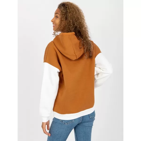  Dámská mikina RUE PARIS AP-BL-AP-3001.98P LIGHT BROWN 