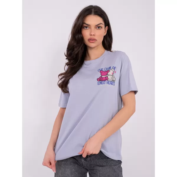  Dámské triko SUBLEVEL D12022AH02645Y BRIGHT PURPLE 