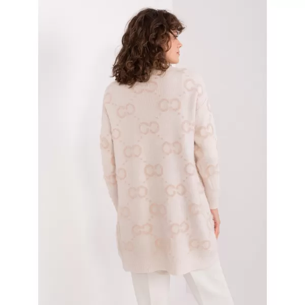  Dámský svetr WOOL FASHION ITALIA AT-SW-23401-A.39 BEIGE 