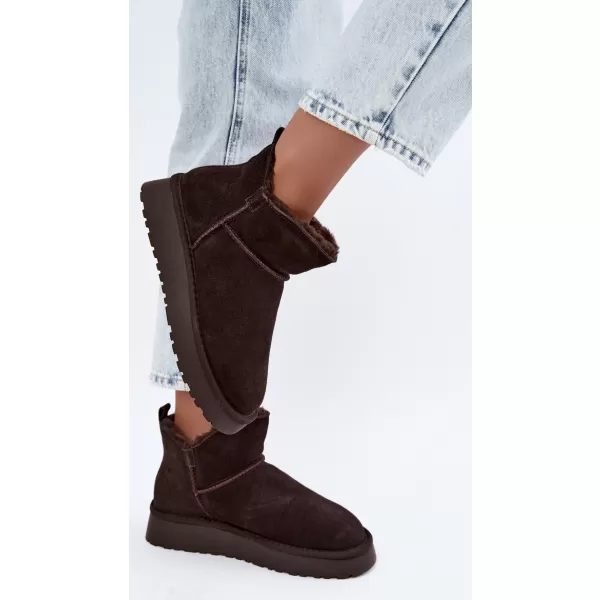  Dámské sněhule VINCEZA 97961 CHOCOLATE 