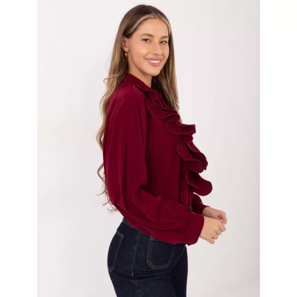 Dámská košile FACTORY PRICE IT-KS-29033.87 BURGUNDY 
