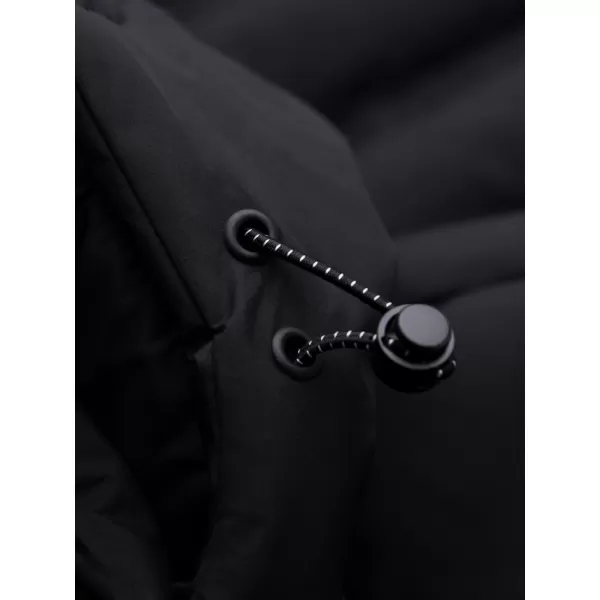  Pánská zimní prošívaná bunda OMBRE OM-JAHP-0305 BLACK 
