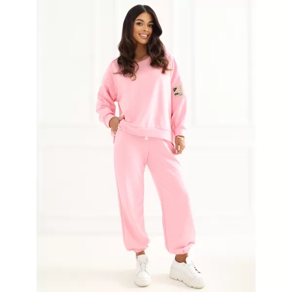  Dámský komplet RUE PARIS RV-KMPL-A1279.85 BRIGHT PINK 