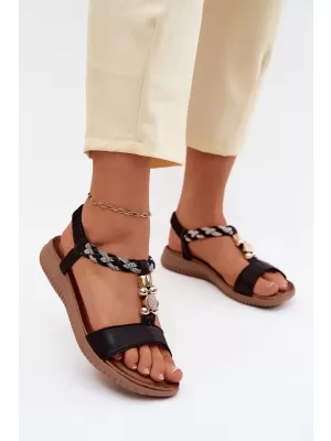 Dámské sandály S.BARSKI KV61-6051 BLACK