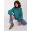Dámský svetr WOOL FASHION ITALIA AT-SW-2355-2.12P TURQUOISE