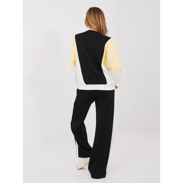  Dámská tepláková souprava RUE PARIS IT-KMPL-22210.95 BLACK 