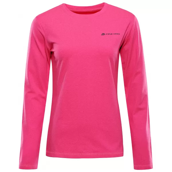  Dámské rychleschnoucí triko ALPINE PRO LOUSA PINK GLO 