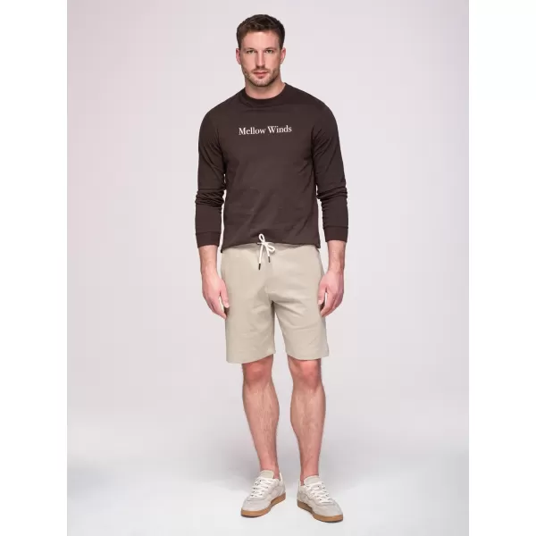  Pánské kraťasy OMBRE OM-SRBS-0205 LIGHT BEIGE 