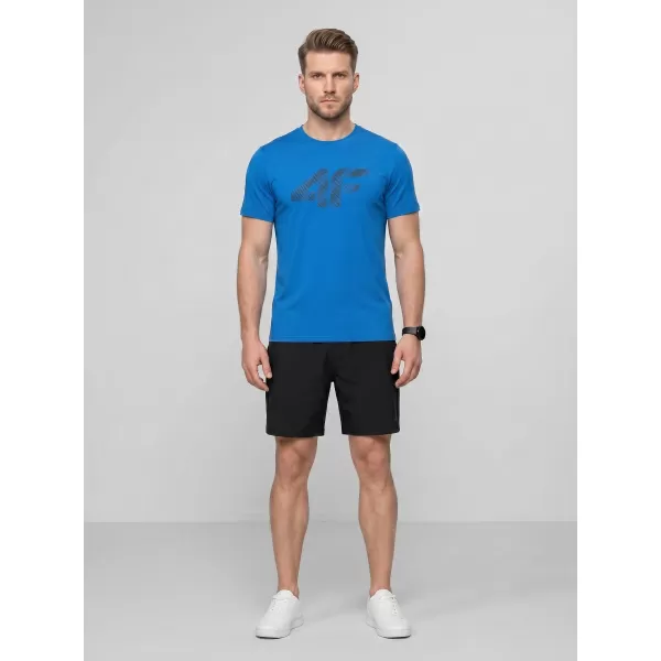  Pánské triko 4F 4FWMM00TTSHM3342 BLUE 