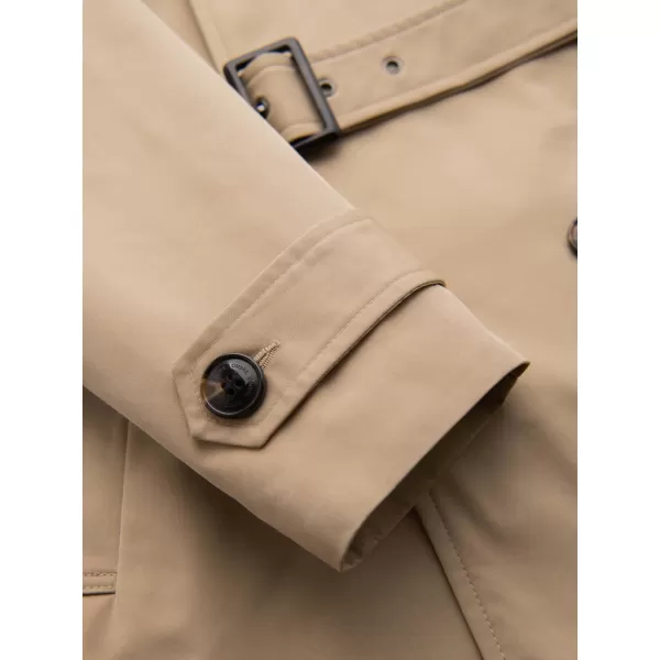  Pánský kabát OMBRE OM-COLC-0146 BEIGE 