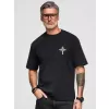 Pánské triko OMBRE OM-TSCT-0276 BLACK