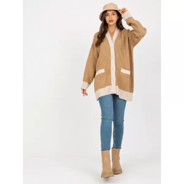  Dámský svetr RUE PARIS LC-SW-0258.03P CAMEL 