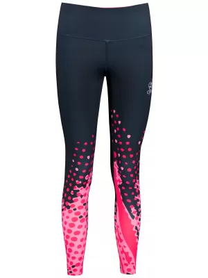 Dámské legíny premium (nové velikosti) ALTISPORT VOJ/ALW109LEG05 RŮŽOVO-ČERNÁ