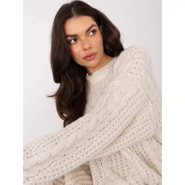  Dámský svetr FACTORY PRICE IN-SW-33831.25 LIGHT BEIGE 