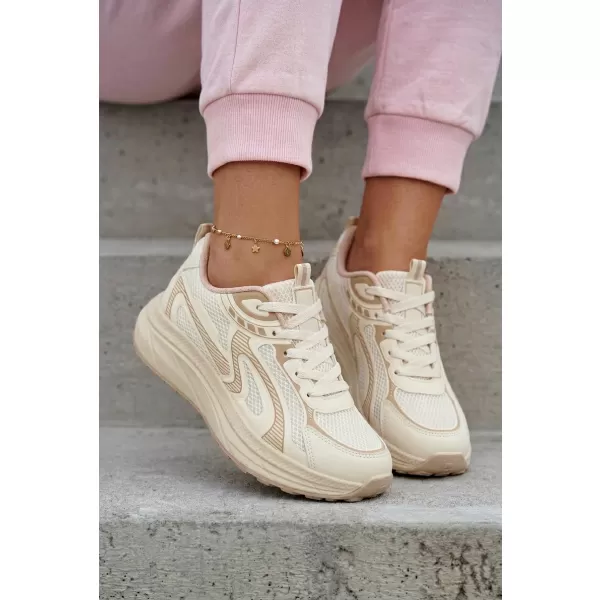  Dámské tenisky BIG STAR SHOES TT274326 BEIGE 