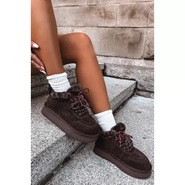  Dámské sněhule BIG STAR SHOES UU274312 CHOCOLATE 