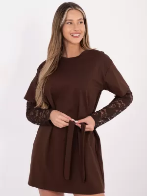 Dámské šaty ITALY MODA MI-SK-4303.62 BROWN