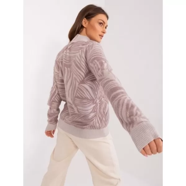 Dámský svetr WOOL FASHION ITALIA AT-SW-2357.96 BRIGHT PURPLE 