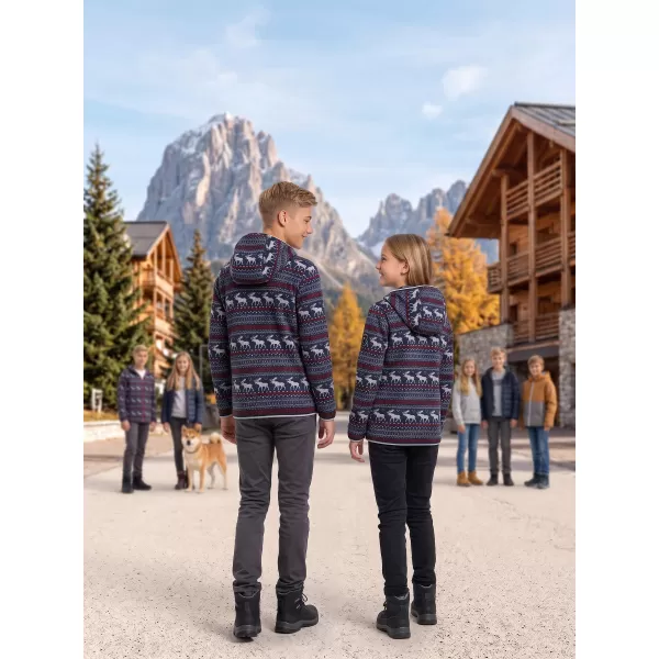  Dětský hřejivý svetr ALPINE PRO NORESO MOONLIT OCEAN VARIANTA PB 