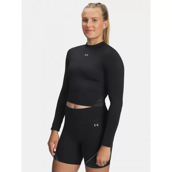  Dámské triko UNDER ARMOUR VANISH SEAMLESS LS 6000645-004 ČERNÁ 