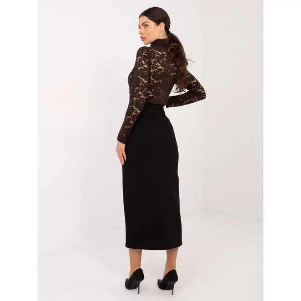  Dámská sukně RUE PARIS IT-SD-FL7393-1.16 BLACK 