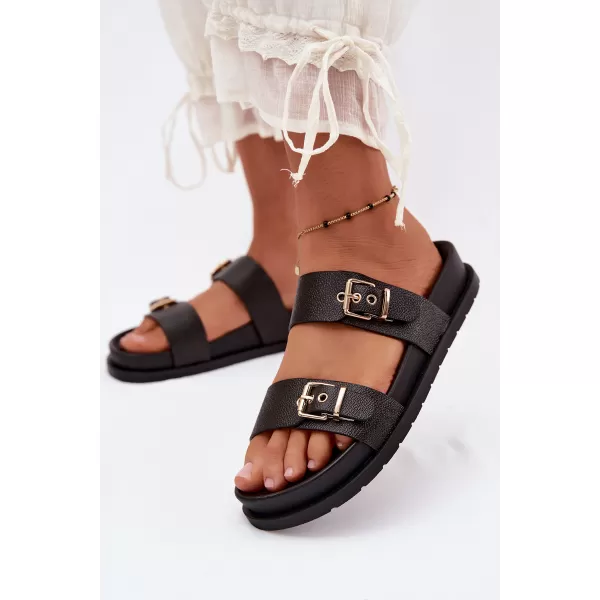  Dámské nazouváky BOTO LS-873-01 BLACK 