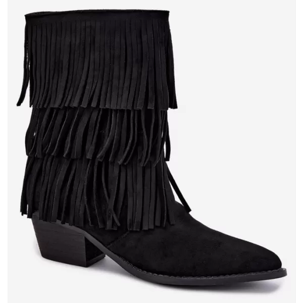 Dámské kovbojky BOTO 22-375 BLACK 