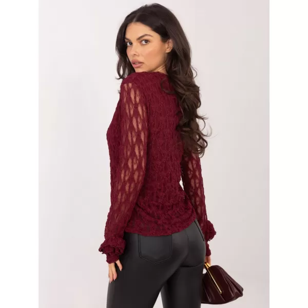  Dámská halenka ITALY MODA IT-BZ-9950.79 BURGUNDY 