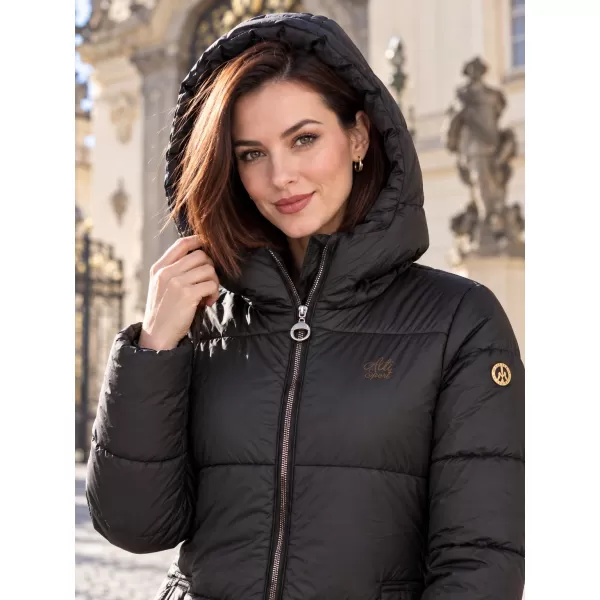  Dámský zimní kabát ALTISPORT IMELDA ČERNÁ 