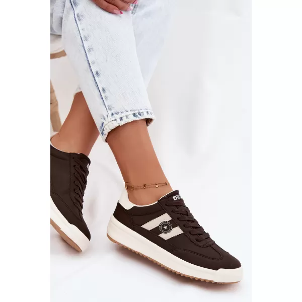  Dámské tenisky BIG STAR SHOES UU274024 BROWN/BEIGE 