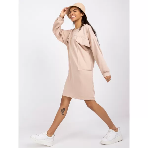  Dámské šaty EX MODA EM-SK-717.33X BEIGE 