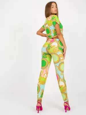 Dámský set ITALY MODA DHJ-KMPL-15832.88 BRIGHT GREEN
