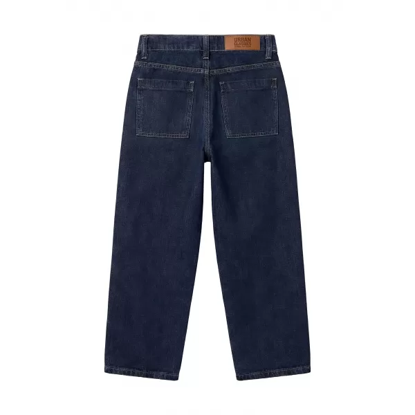  Chlapecké džíny URBAN CLASSICS UCK4461-23074 BLUE RINSED WASHED 