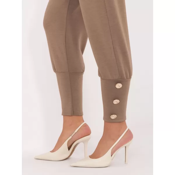  Dámské kalhoty FACTORY PRICE IT-SP-21679.03 DARK BEIGE 