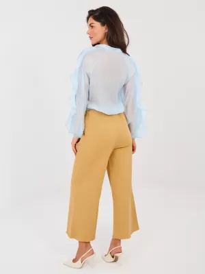 Dámské kalhoty ITALY MODA IT-SP-FL9997.76 CAMEL