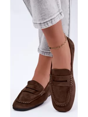 Dámské mokasíny BOTO D-307 DARK BEIGE