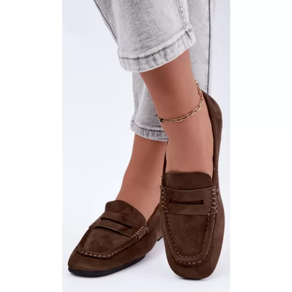  Dámské mokasíny BOTO D-307 DARK BEIGE 