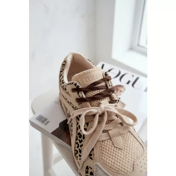  Dámské tenisky BIG STAR SHOES TT274549 BEIGE 
