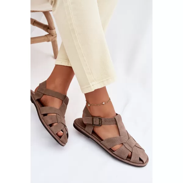  Dámské sandály BIG STAR SHOES TT274250 BEIGE 