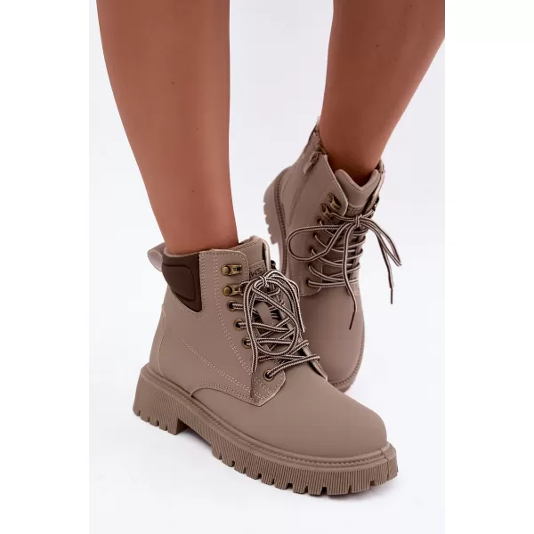  Dámské sněhule BOTO 25BT26-9118 KHAKI 