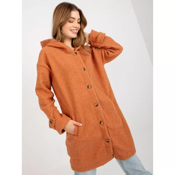  Dámský kabát RELEVANCE RV-PL-8449.98P DARK ORANGE 