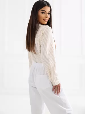 Dámská košile FACTORY PRICE IT-KS-92761.94 BEIGE