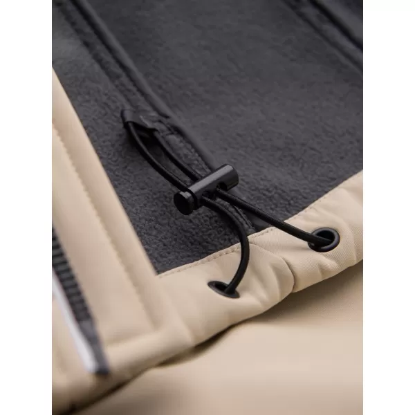  Pánská softshellová bunda OMBRE OM-JANP-0292 SAND 