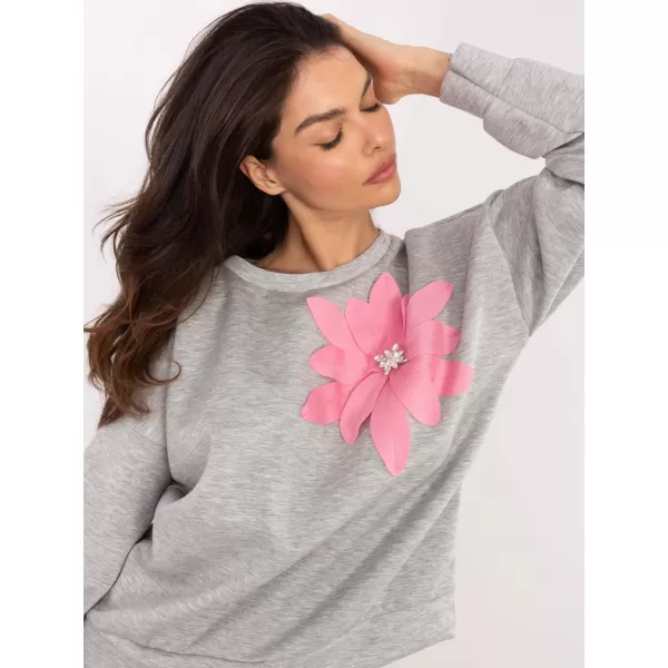  Dámská mikina ITALY MODA MI-BL-M6098.05P GRAY 