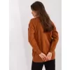 Dámský svetr WOOL FASHION ITALIA AT-SW-2241.36P DARK ORANGE