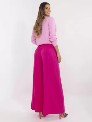 Dámské kalhoty ITALY MODA MI-SP-2563.84 FUCHSIA