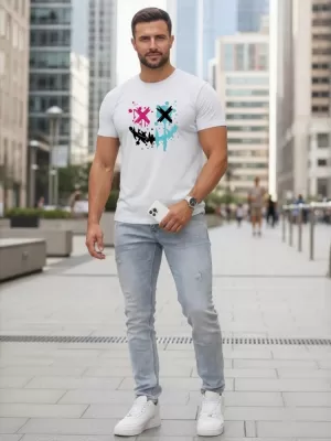 Pásnké triko DSTREET BÍLÁ