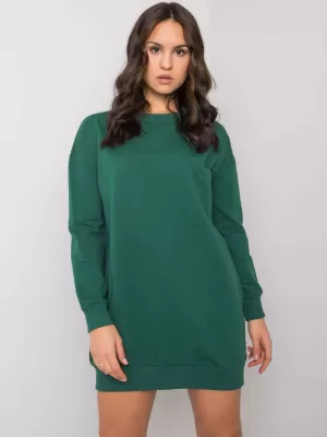 Dámské šaty RUE PARIS RV-SK-7332.65 DARK GREEN