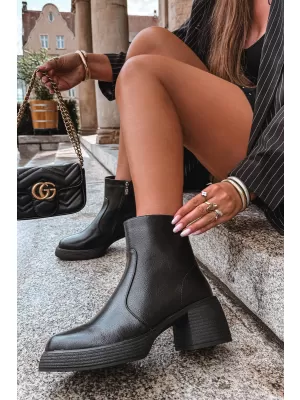 Dámské kotníkové boty D&A CR62-3369 BLACK